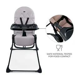 Стілець для годування Kinderkraft Binci Grey (5902533928002) - мініатюра 3