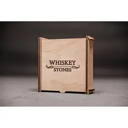 Подарунковий набір Whiskey Stones камені для віскі зі стеатиту в дерев'яній скриньці 16 штук + мішечок + щипці - мініатюра 7