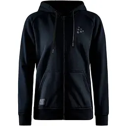 Кофта Craft Core Craft Zip Hood Woman S Чорний (1068-1910640 S 999000)