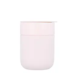 Кавові чашки 295 мл з кришками OldBro Cute Travel Mugs з захисним силіконовим чохлом Pink - мініатюра 2