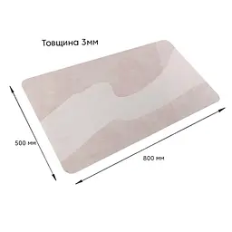 Вологопоглинаючий килимок 50x80CMx3MM (D) SW-00001886 Рожевий - мініатюра 2