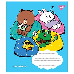 Набір зошитів Yes Line friends А5 12 аркушів 25 шт. (766255) - мініатюра 5