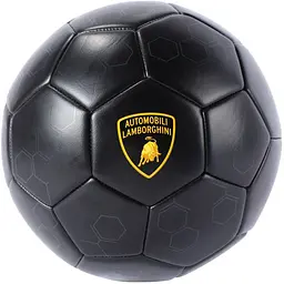 Футбольний м'яч Lamborghini розмір 5 чорний (68287)