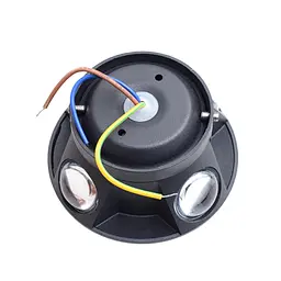 Підсвітка Brille фасадна Коло LED 5W WW IP54 BK (AL-618) - мініатюра 6