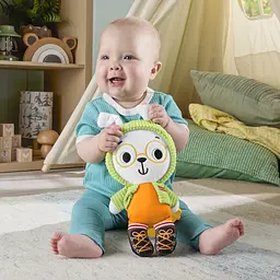 Іграшка з прорізувачем Fisher-Price Зайчик-обіймашка (JLB87) - мініатюра 6