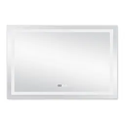 Дзеркало Qtap Mideya 1200x800 (DC-F613) з LED-підсвічуванням та антизапотіванням QT2078F613W, Білий - мініатюра 3