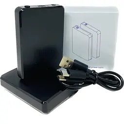 Акумулятори для шкарпеток з підігрівом 5000mAh 5V 2A USB Чорний - мініатюра 2