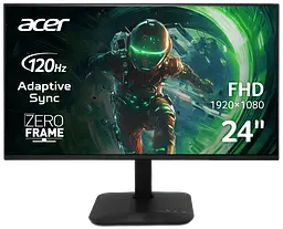 Монiтор 23.8" KA242YGbip (UM.QX2EE.G07) Black Acer teh0027404