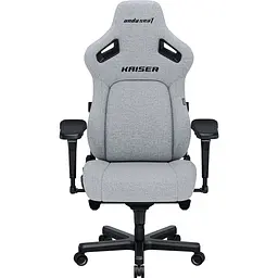 Крісло ігрове Anda Seat Kaiser 4 Size XL Gray Linen Fabric (AD12YDDC-XLL-20-G-CF) - мініатюра 3