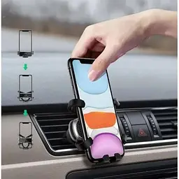 Автотримач UGREEN LP228 Gravity Phone Holder for Car (80539) чорний - мініатюра 7
