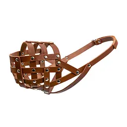 Намордник м'який "CoLLaR" №4 (ротвейлер кобель) коричневий - мініатюра 2