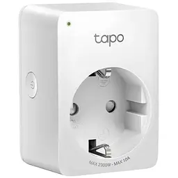 Мережевий фільтр TP-Link Tapo P100 Wi-Fi 1-pack розумна смарт розетка білий
