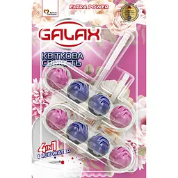 Уцінка. Туалетний блок для унітазу Galax Квіткова свіжість 110 г (2 шт. х 55 г)