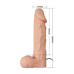 Страпон з вібро BAILE ULTRA PASSIONATE HARNESS Baile BW-022084ZR 100481 - мініатюра 4