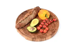 Дошка професійна кругла дуб 41*41*4 см GRILLI (77009810) - мініатюра 3