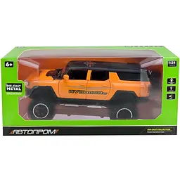 Колекційна металева модель автомобіля Автопром GMC Hummer EV з інерцією, світлом та звуком 1:24 - мініатюра 5