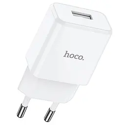 Мережевий зарядний пристрій Hoco N9 1USB (White) [67469] - мініатюра 4