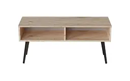 Тумба під ТВ Невада Ferrum-decor 45x100x38 Чорний метал ДСП Дуб Сан-Марино 16 мм (FRD-106724) - мініатюра 5