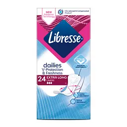 Уцінка. Щоденні прокладки Libresse Dailies Fresh Extra Long Подовжені 24 шт. - мініатюра 2