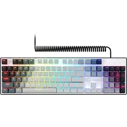 Клавіатура Lorgar Azar 514 Full Size RGB White (LRG-GK514W-UA)