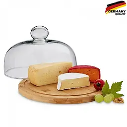 Ковпак для сиру з дошкою KELA Jonna 24х15,5 см (12517) - мініатюра 2
