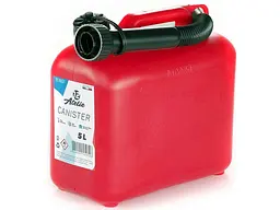 Каністра 12 Atelie пластик 5л HDPE для палива з лійкою