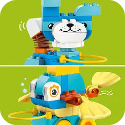 Конструктор LEGO DUPLO Town Тварини на колесах 3в1 58 деталей (10448) - мініатюра 8