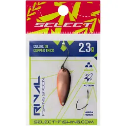 Блешня Select Rival 2.3g 30mm #06 Copper Trick - мініатюра 2