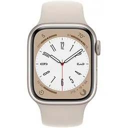 Apple Watch Series 8 GPS, 41mm, Starlight, Starlight Sport Band (Grade Q) Seller Refurbished - мініатюра 2