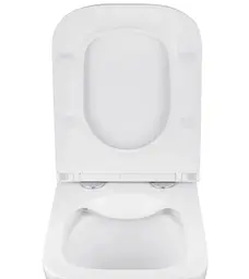 Унітаз підвісний безобідковий Kroner Eifel WHI493436 RIMLESS з сидінням Slim Duroplast / Soft-close / Quick relase (KE493436WHIR) (CV029611) - мініатюра 5