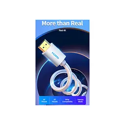 Кабель мультимедійний HDMI M to HDMI M 10.0m V2.0 4K60Hz silver Vention (AABIL) - мініатюра 5