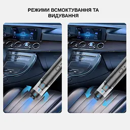 Автомобільний пилосос Yaoen 121 Brush 45W 3000mAh (YVCBU3045B 5392) Чорний - мініатюра 7