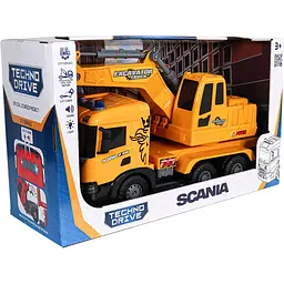 Автомодель TechnoDrive Super Big Truck Екскаватор Scania (5006KS) - мініатюра 10