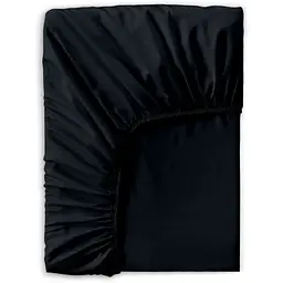 Простирадло Cosas сатин на резинці для коляски та люльки 40x80 black, чорний (00Satin_Black_FittedStroller_40х80)