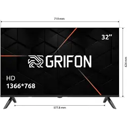 LED-телевізор Grifon Diva DV43FSB - мініатюра 8
