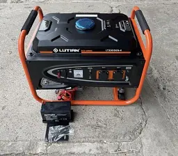 Генератор бензиновий LUTIAN LT3900EN-4 3.0 кВт мідна обмотка електро стартер  - мініатюра 4