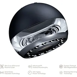 Масажер для обличчя GESKE Anti-aging Skin Tightener 6в1 Black (HB0418) [176857] - мініатюра 7