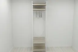 Шафа Гардероб Уні секція 2 серії Конект Ferrum-decor 220x60x50см Білий метал ДСП Дуб Сонома 32 мм (FRD-104545) - мініатюра 8