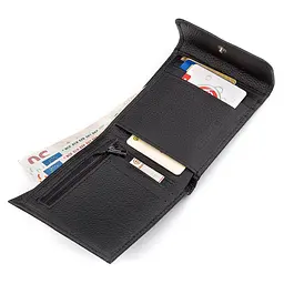 Гаманець ST Leather 18313 (ST155) чорний шкіряний - мініатюра 9