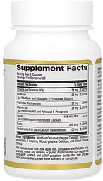 Вітаміни та мінерали California Gold Nutrition Vitamin B Complex, 60 вегакапсул - мініатюра 2