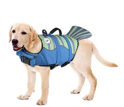 Рятувальний жилет для собак Derby Fish Design Blue
