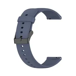 Ремінець силіконовий для смарт-годин BeWatch HW Huawei Watch 22 мм СіроСиній (102HW05) - мініатюра 2