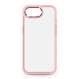 Чехол для Apple iPhone 16e/17e, UNIT2, розовый, ударопрочный, прозрачный противоударный чехол-накладка из TPU и поликарбоната (PC), с защитными бортиками, защита всего корпуса от ударов и царапин, ArmorStandart (ARM83853)