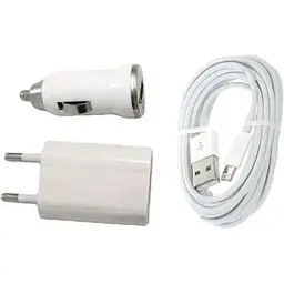 Зарядний комплект EasyLink EL-199W АЗУ/СЗУ/кабель iPhone 5