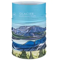 Шарф-труба Buff Coolnet UV+ National Parks, Glacier ONE SIZE Синій-Блакитний