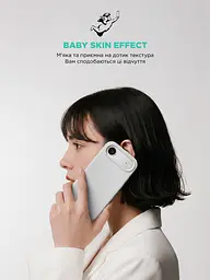 Силиконовый чехол с MagSafe для Apple iPhone 17 Air, ICON2 MagCase, белый, противоударный, панель с мягкой подкладкой, защита всего корпуса, поддержка беспроводной зарядки, совместим с защитными стеклами и пленками, ArmorStandart (ARM86668) - мініатюра 9