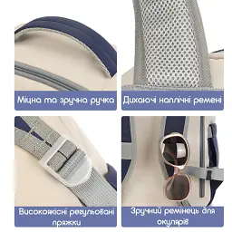Рюкзак міський жіночий Tigernu T-B9388 16л для ноутбука 15.6" Pink (17041) - мініатюра 6