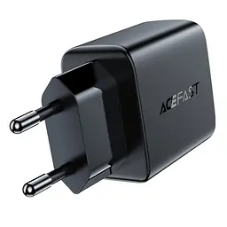 Мережевий зарядний пристрій Acefast A33 2 USB QC 18W чорний - мініатюра 5
