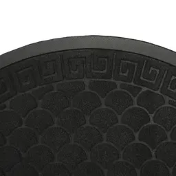 Килимок придверний Eco Fabric Луска півколо з кромкою чорний 40 х 60 см (4060-117) - мініатюра 3