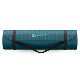 Коврик для йоги Hop-Sport HS-NB010GM NBR 1см темний морський - мініатюра 3